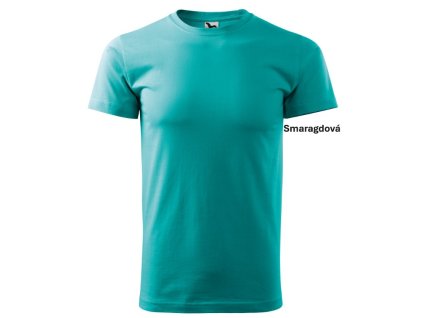 Tričko BASIC, krátky rukáv, pánske (Veľkosť L, Farba Čierna)