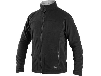 Mikina GRANDBY, fleece, pánska (Veľkosť M, Farba Čierna)
