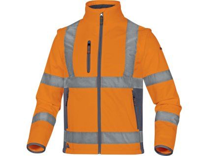 Bunda MOONLIGHT2 HV, 2v1, softshell (Veľkosť L, Farba Žltá HV)