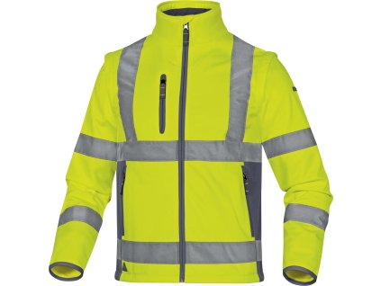 Bunda MOONLIGHT2 HV, 2v1, softshell (Veľkosť L, Farba Žltá HV)