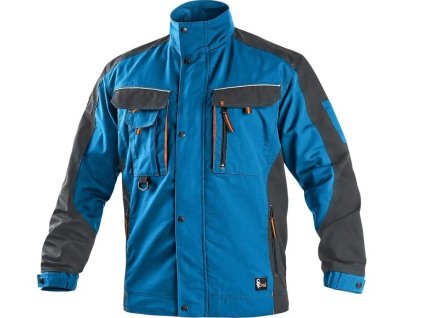 Bunda SIRIUS Lucius, montérková (Veľkosť 44, Farba Tmavosivá / oranžová)