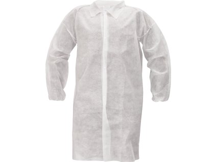 Plášť BAT, jednorazový, návštevnícky (Veľkosť L, Farba Biela)