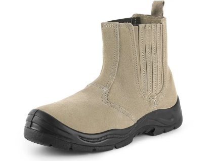 Obuv KALE, S1, pérka, hnedá (Veľkosť 40, Farba Hnedá)