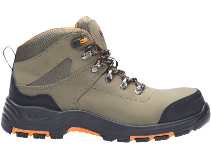 Obuv GRINDER, S3, členok (Veľkosť 36, Farba Khaki)