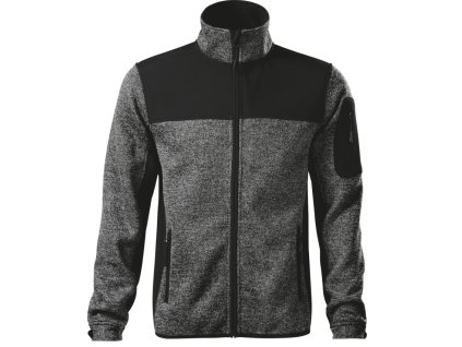 Mikina CASUAL, softshell, pánska (Veľkosť 3XL, Farba Sivá)