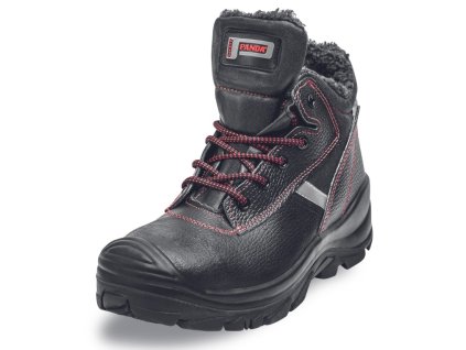 Obuv CERBIATTO, MF S3 CI, zimná, členok (Veľkosť 38, Farba Čierna)