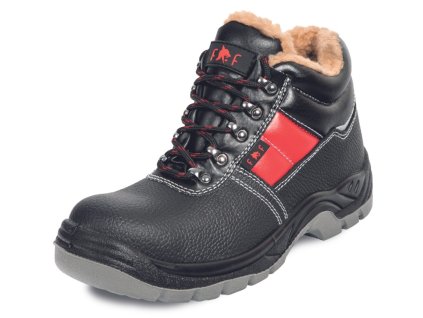 Obuv JENA SC-03-012, S3 CI SRC, zimná, členok (Veľkosť 40, Farba Čierna)