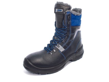 Obuv TIGROTTO, O2 CI, SRC, zimná, poloholeň (Veľkosť 38, Farba Čierna)