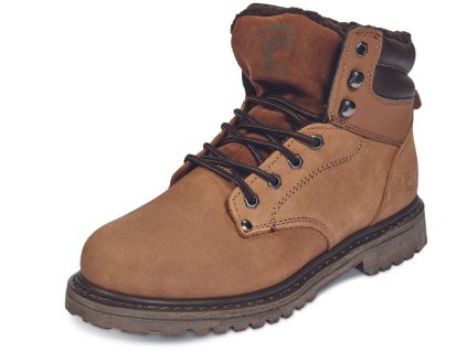 Obuv BK FARMER, O2 CI SRC, zimná, členok (Veľkosť 36, Farba Hnedá)