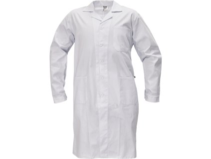 Plášť FERN, dlhý rukáv, pánsky (Veľkosť 44, Farba Biela)