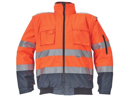 Bunda CLOVELLY HV, 2v1, zimná pilot (Veľkosť L, Farba Žltá HV)