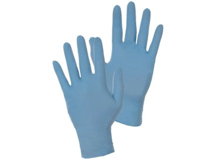 Rukavice jednorazové STERN Nitrile, modré (Veľkosť 7)