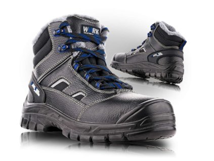 Obuv BRUSEL, S3 SRC, zimná, členok (Veľkosť 40, Farba Čierna)