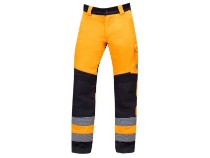 Nohavice SIGNAL+ HV, do pása (Veľkosť 50, Farba Oranžová HV / čierna)