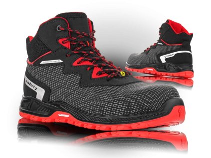 Obuv SACRAMENTO, S3 ESD, členok (Veľkosť 46, Farba Čierna)