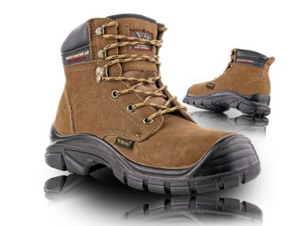 Obuv VADUZ, O2, zimná, členok (Veľkosť 42, Farba Hnedá)