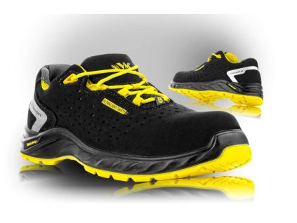 Obuv CHICAGO, S1PL ESD, poltopánka (Veľkosť 42, Farba Čierna)