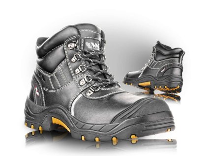 Obuv LUXEMBURG, S3, členok (Veľkosť 41, Farba Čierna)