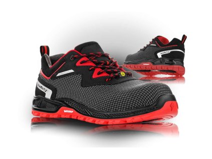 Obuv MILWAUKEE, S3 ESD, poltopánka (Veľkosť 46, Farba Čierna)