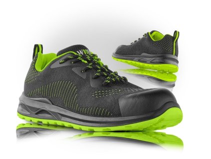 Obuv IBIZA, S1, poltopánka (Veľkosť 36, Farba Čierna)