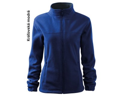 Mikina JACKET Fleece, dámska (Veľkosť L, Farba Tmavomodrá)