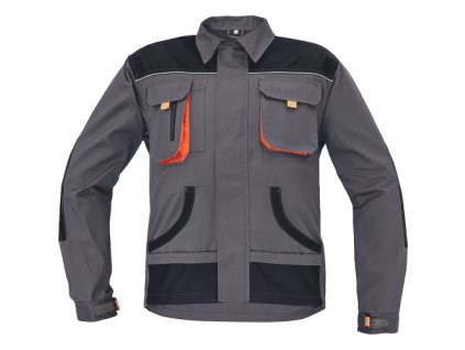 Bunda FF CARL BE-01-002, montérková (Veľkosť 46, Farba Sivá)