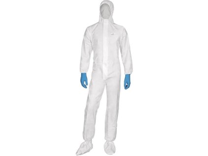 Overal DT115, antistatický, jednorazový (Veľkosť XL, Farba Biela)