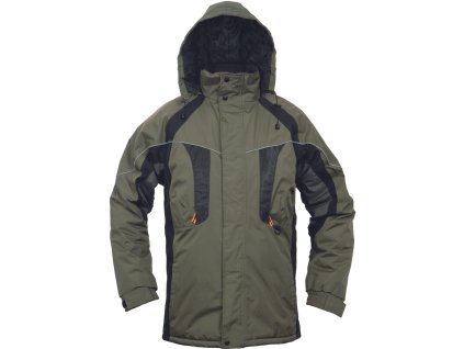 Bunda NYALA, zimná parka (Veľkosť L, Farba Zelená)