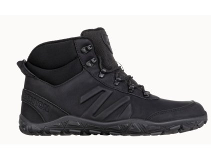 Obuv BAREFOOT, členok, zimná (Veľkosť 36, Farba Čierna)