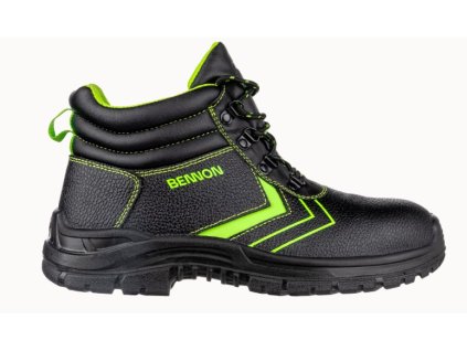 Obuv BASIC, S3 SR FO LG, členok (Veľkosť 35, Farba Čierna)