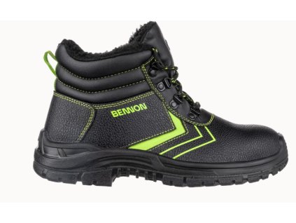 Obuv BASIC, S3 SR CI FO LG, zimná, členok (Veľkosť 49, Farba Čierna)