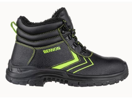 Obuv BASIC, O2 SR CI FO, zimná, členok (Veľkosť 36, Farba Čierna)