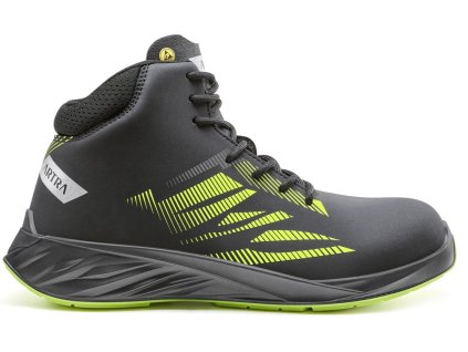 Obuv 350 618080 S3L ESD, členok (Veľkosť 35, Farba Čierna)