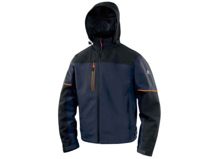 Bunda FLEN, nepremokavá (Veľkosť 3XL, Farba Tmavomodrá / čierna)