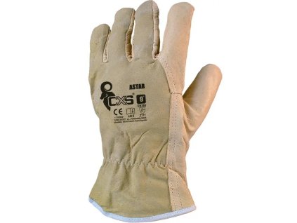 Rukavice ASTAR, celokožené (Veľkosť 10)