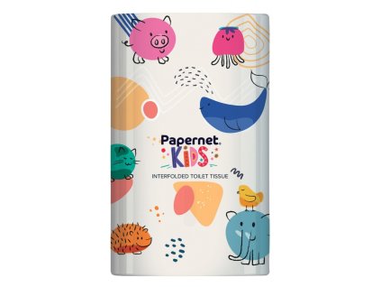 Zásobník na skladaný t. papier PAPERNET Kids, biely