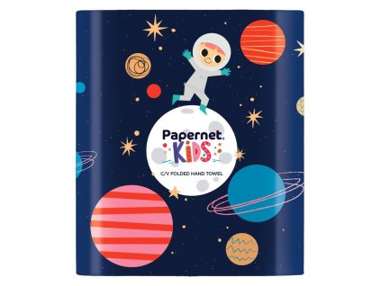 Zásobník na skladané utierky PAPERNET Kids, modrý