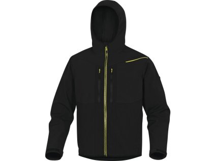 Bunda HORTEN2 Light, softshell, ľahká (Veľkosť L, Farba Čierna / žltá HV)
