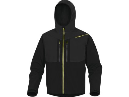 Bunda HORTEN2, softshell (Veľkosť S, Farba Tmavosivá / oranžová)