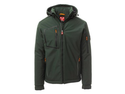 Bunda STREAM Pad, softshell, zimná (Veľkosť M, Farba Vojenská zelená)