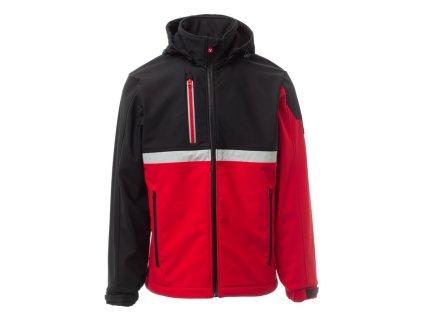 Bunda WISE, softshell (Veľkosť L, Farba Vojenská zelená / čierna)