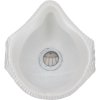 Respirátor REFIL 1032, tvarovaný, s ventilom, opakované použitie, FFP2