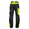 Nohavice NEON HV, do pása, zimné (Veľkosť L, Farba Čierna / žltá HV)