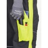 Nohavice NEON HV, na traky (Veľkosť 46, Farba Čierna / žltá HV)