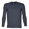 Tričko CUBA, dlhý rukáv (Veľkosť XL, Farba Tmavosivý melír)