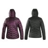 Bunda OCEANIA, zimná, dámska, obojstranná (Veľkosť L, Farba Fialová / čierna)