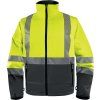 Bunda FAST HV, 2v1, softshell (Veľkosť S, Farba Žltá HV / tmavosivá)
