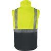 Bunda FAST HV, 2v1, softshell (Veľkosť S, Farba Žltá HV / tmavosivá)