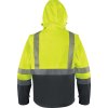 Bunda FAST HV, 2v1, softshell (Veľkosť S, Farba Žltá HV / tmavosivá)