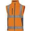 Bunda MOONLIGHT2 HV, 2v1, softshell (Veľkosť L, Farba Žltá HV)